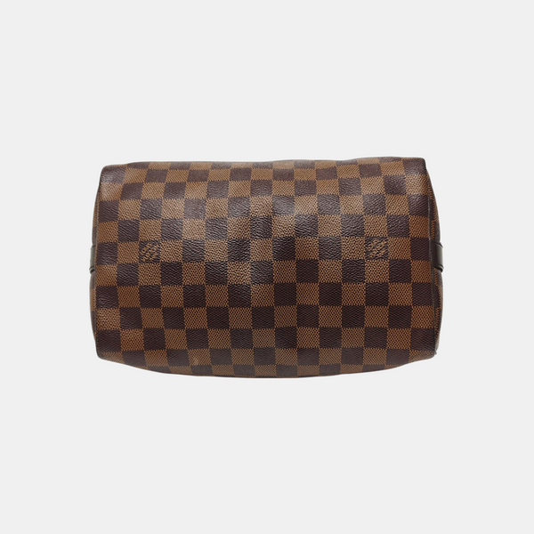 SPEEDY 25 Damier Ebene Coated Canvas Brown