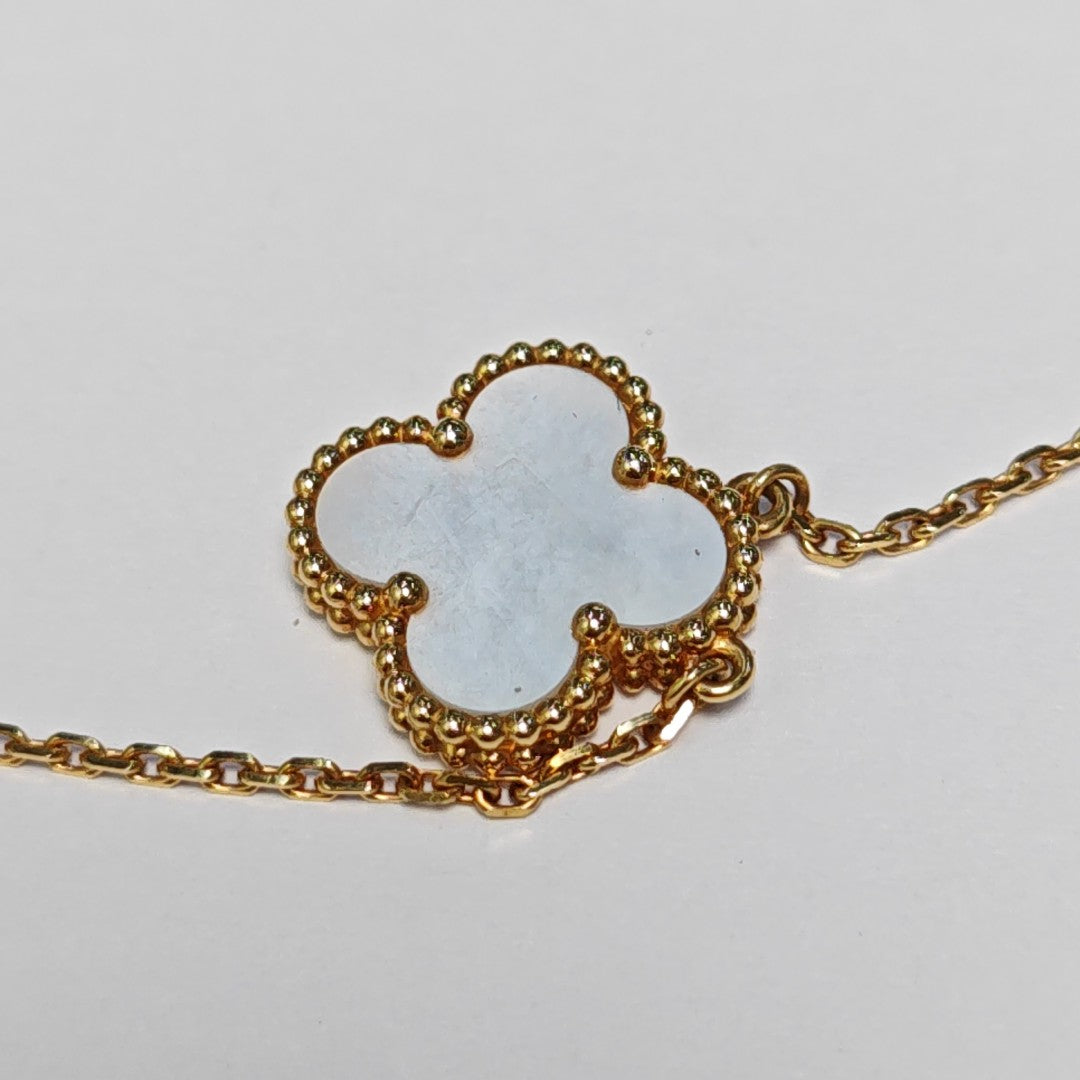 Vintage Alhambra 18k Gold Necklace