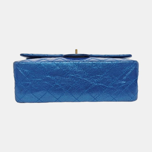 2.55 225 (small) Quilted Calfskin Blue