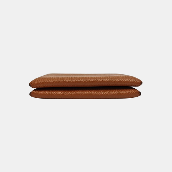 Calvi Epsom Brown Card Holder