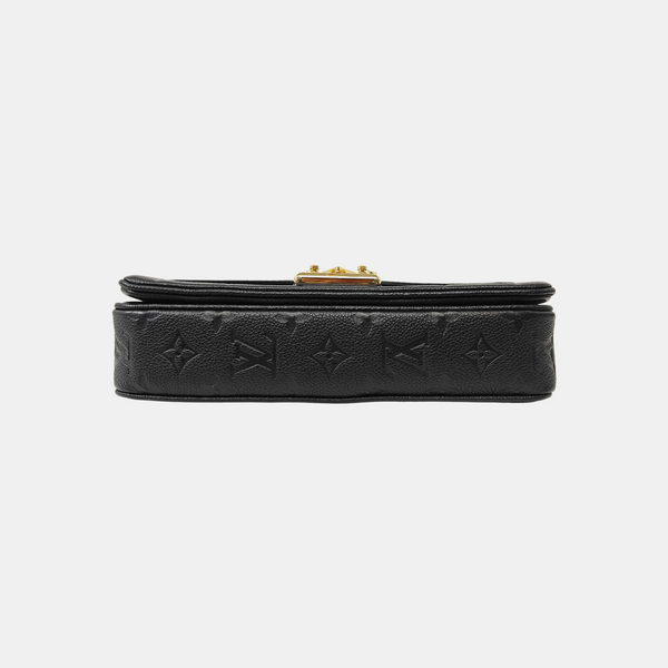 MARCEAU Monogram Calfskin Black