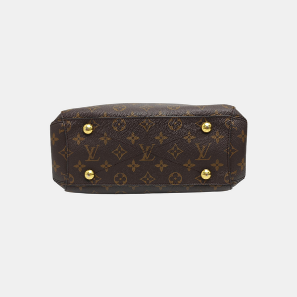 MONTAIGNE BB Monogram Coated Canvas Brown
