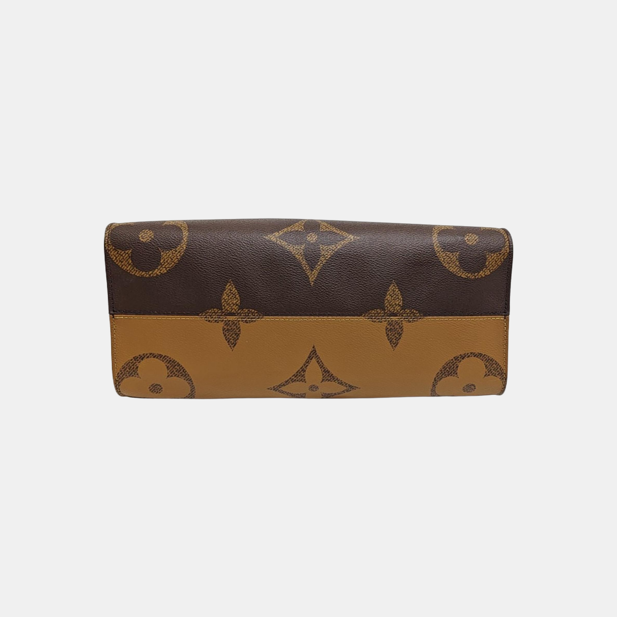 ONTHEGO MM Monogram Coated Canvas Brown