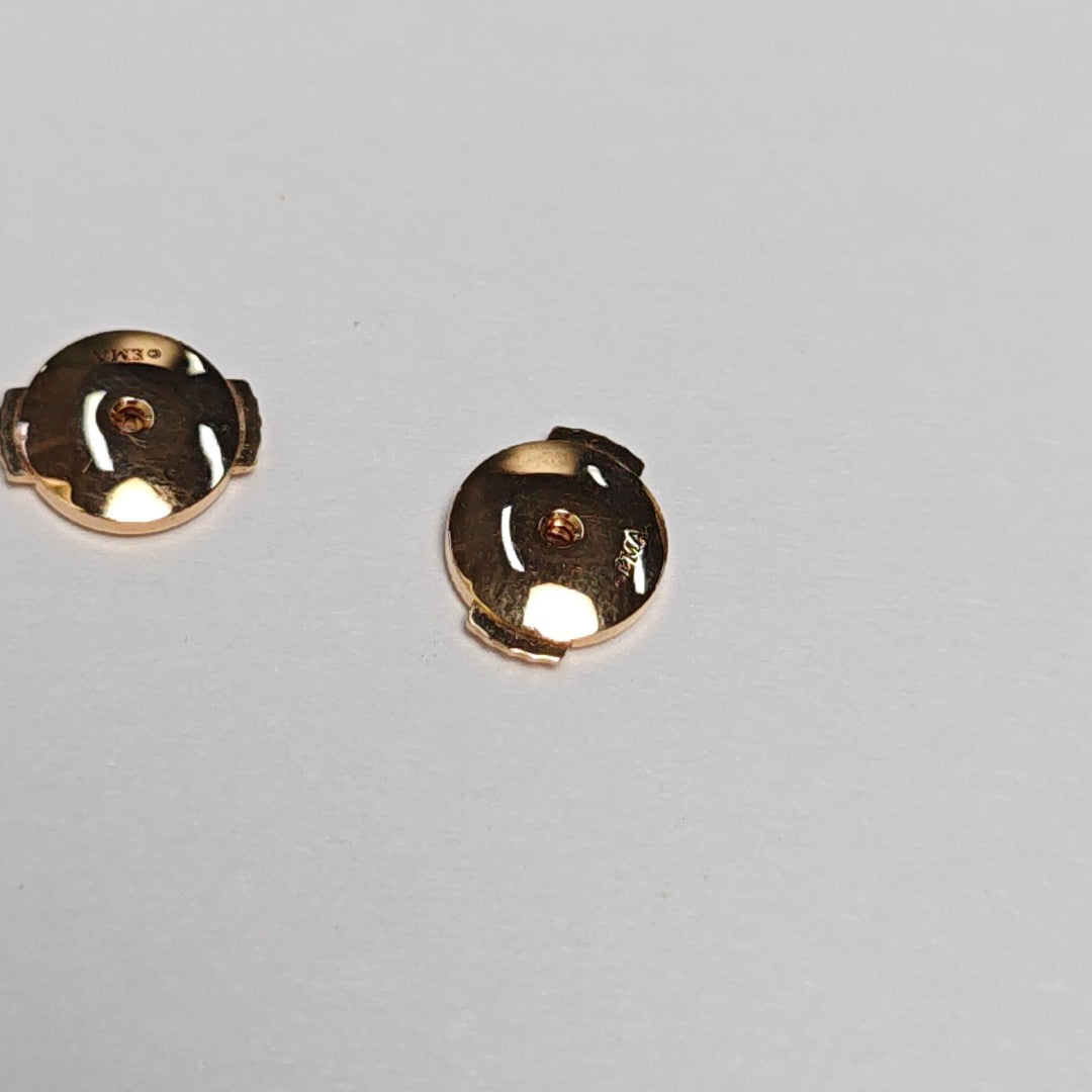 18k Rose Gold Stud Earrings