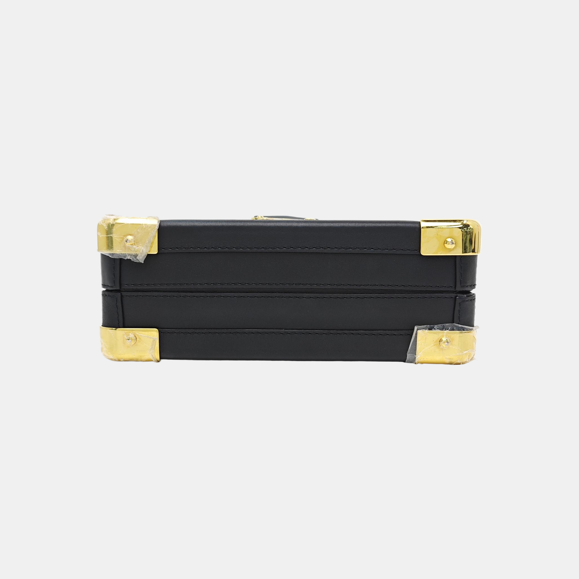 PETITE MALLE Calfskin Black