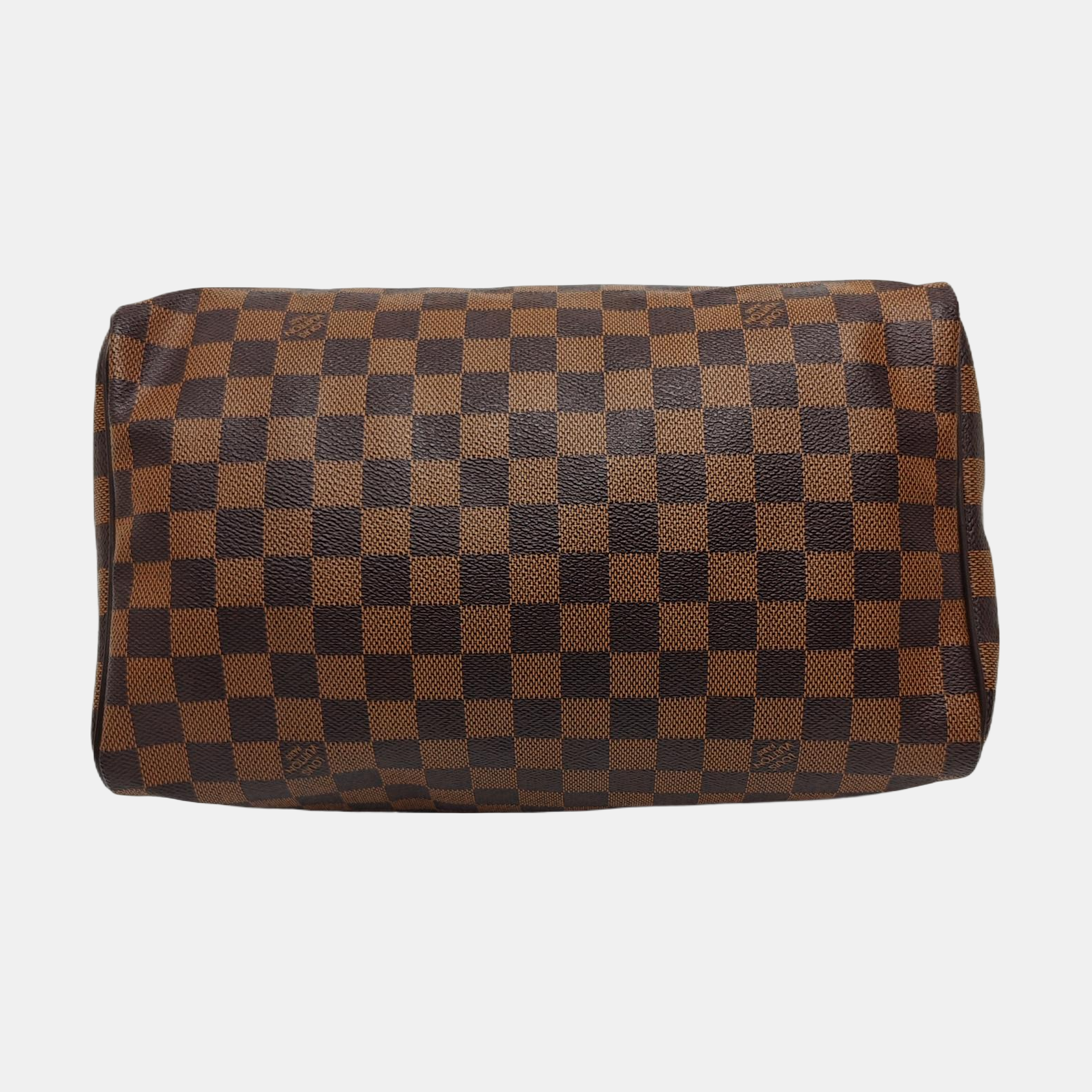 Authenticated pre-owned  SPEEDY 30 Damier Ebene Coated Canvas Brown - Top Handle Bag at Looply