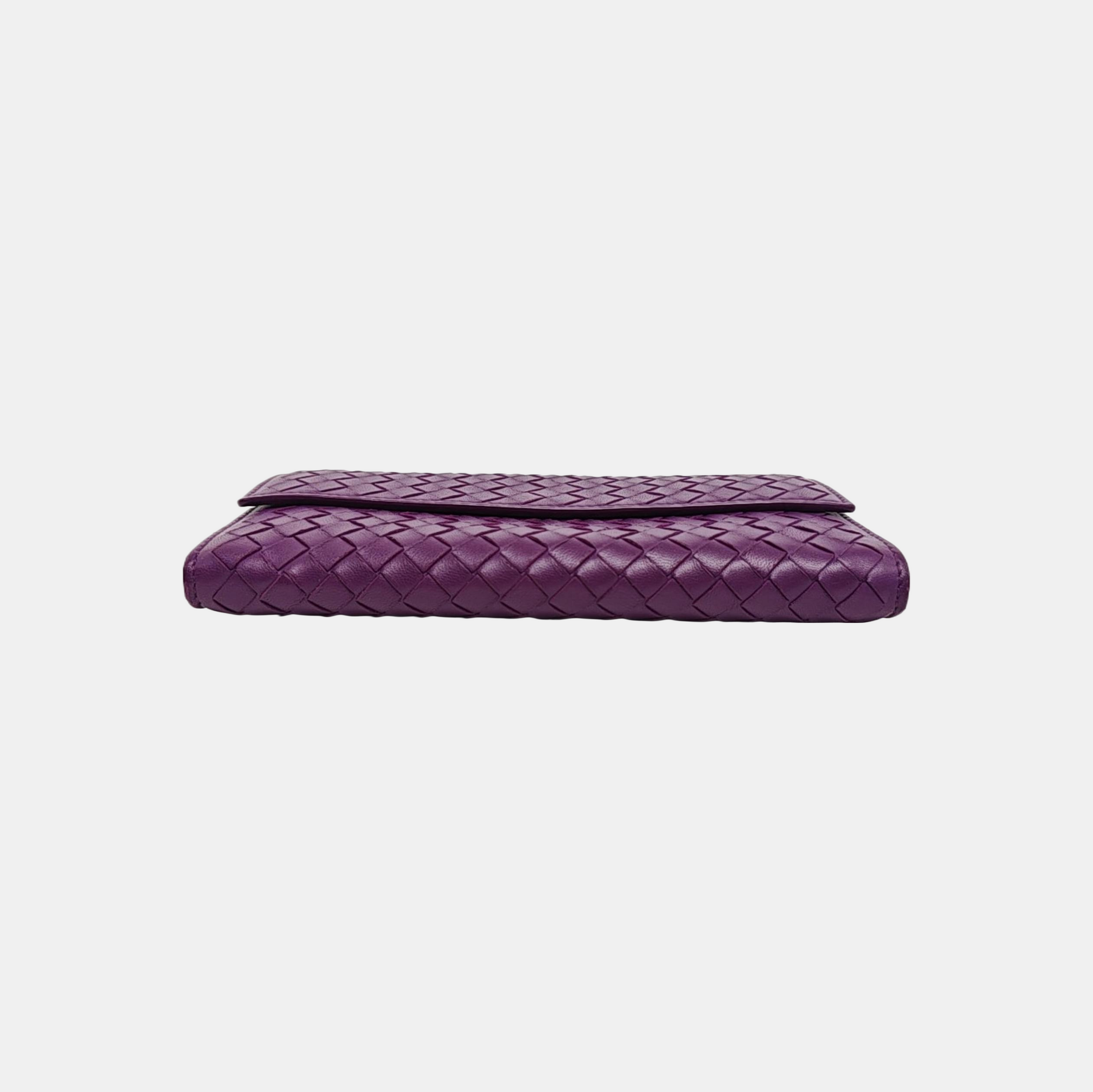 Calfskin Wallet Purple