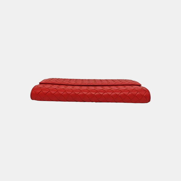 Lambskin Clutch Red