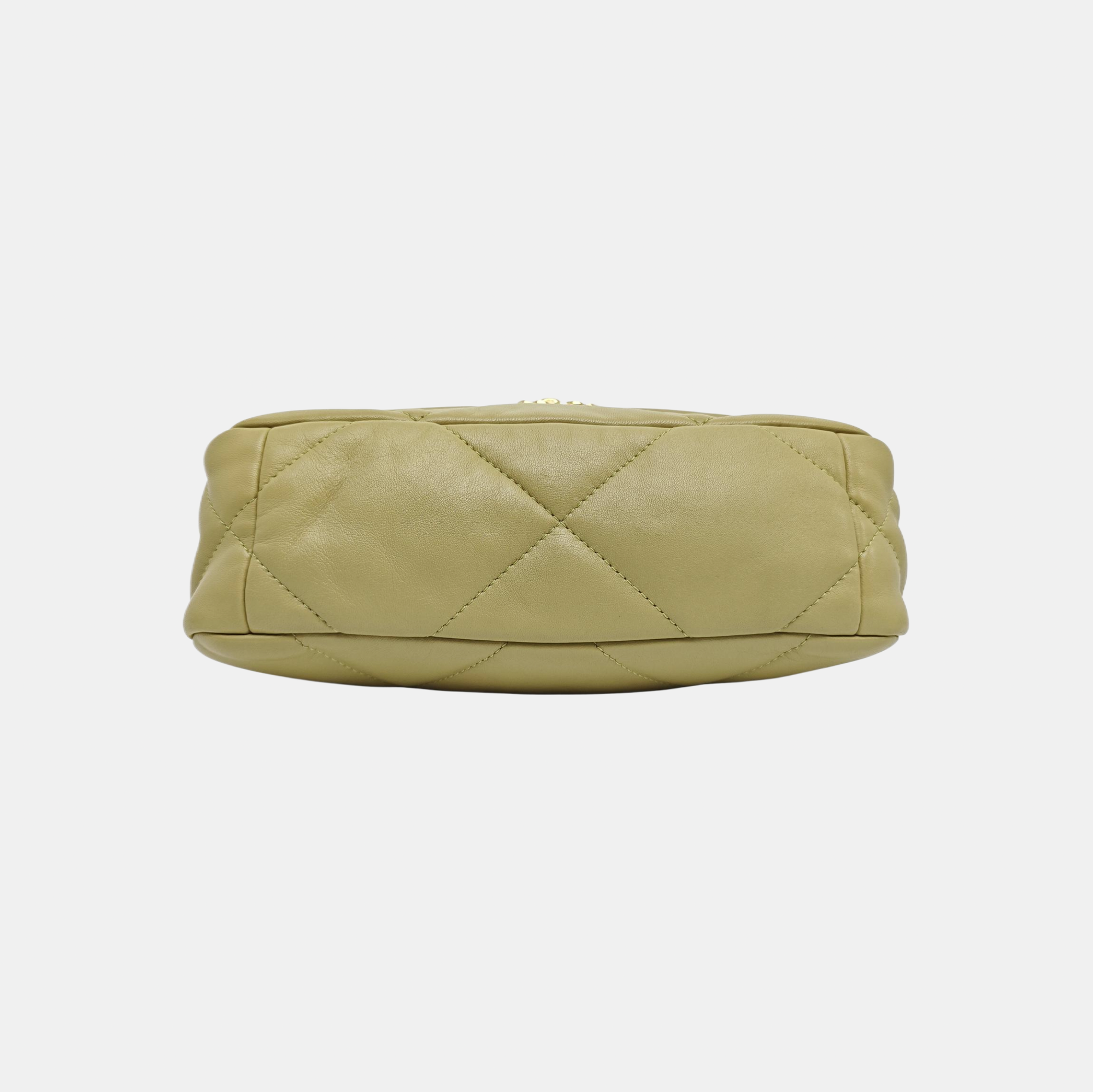CHANEL 19 Small Quilted Lambskin Green
