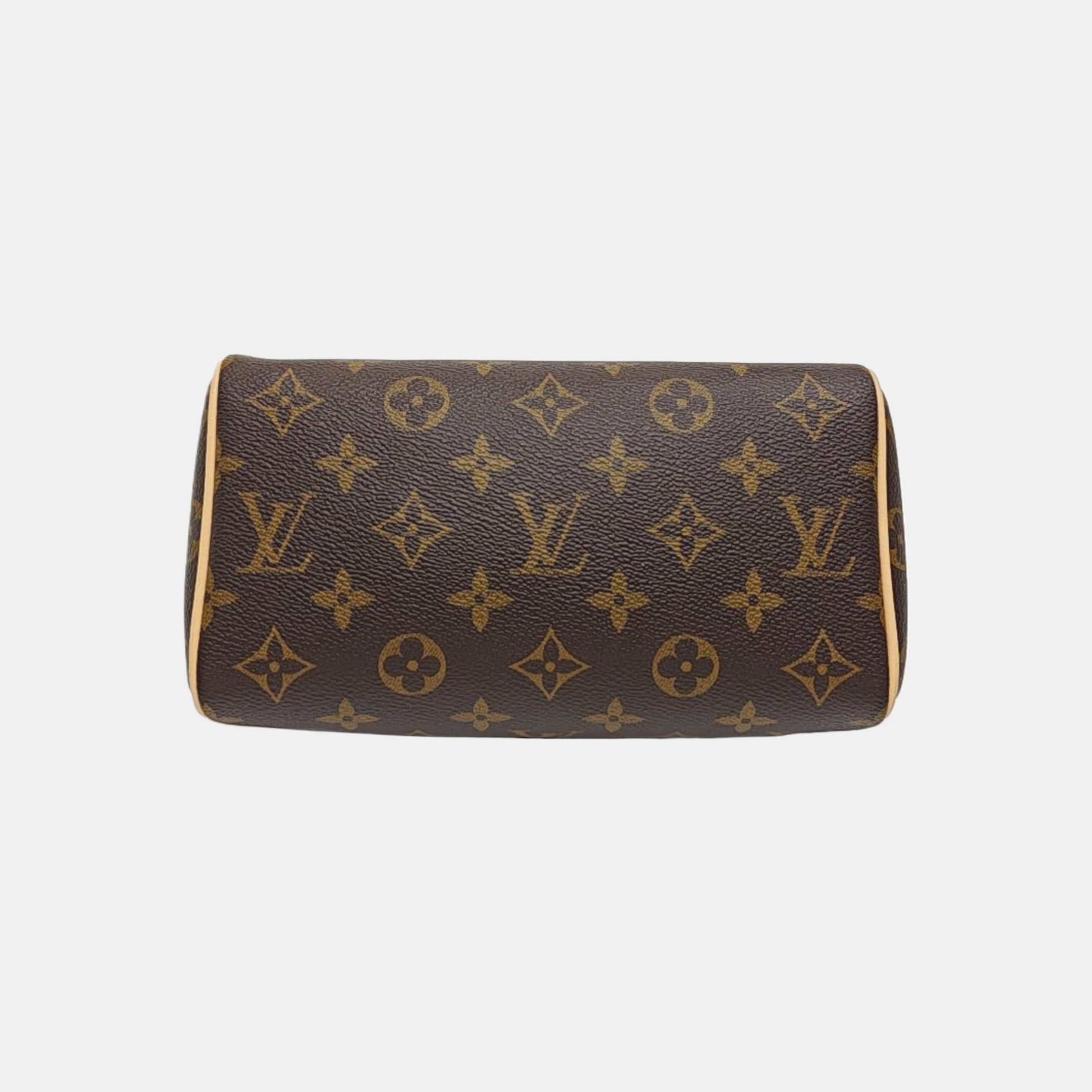SPEEDY 20 Monogram Coated Canvas Brown