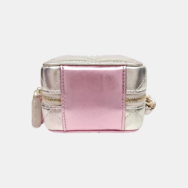 Quilted Calfskin Shoulder Bag Multicolor