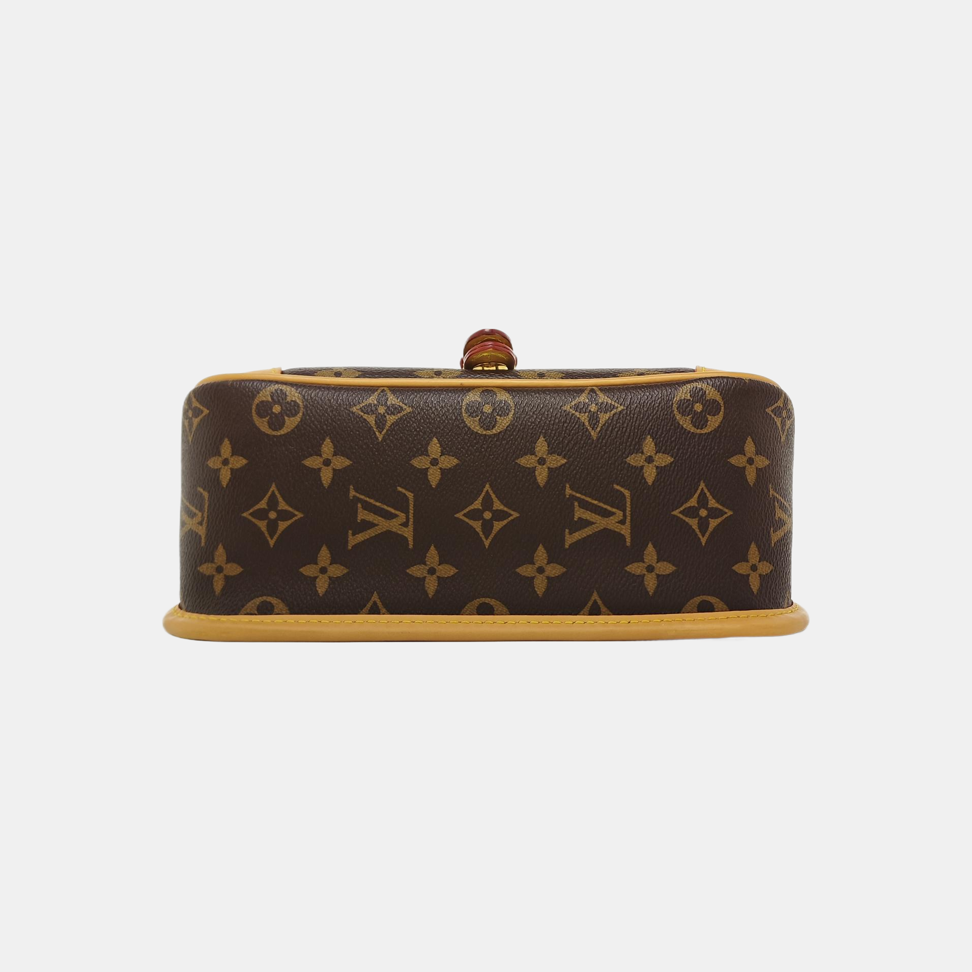 DIANE Monogram Coated Canvas Brown