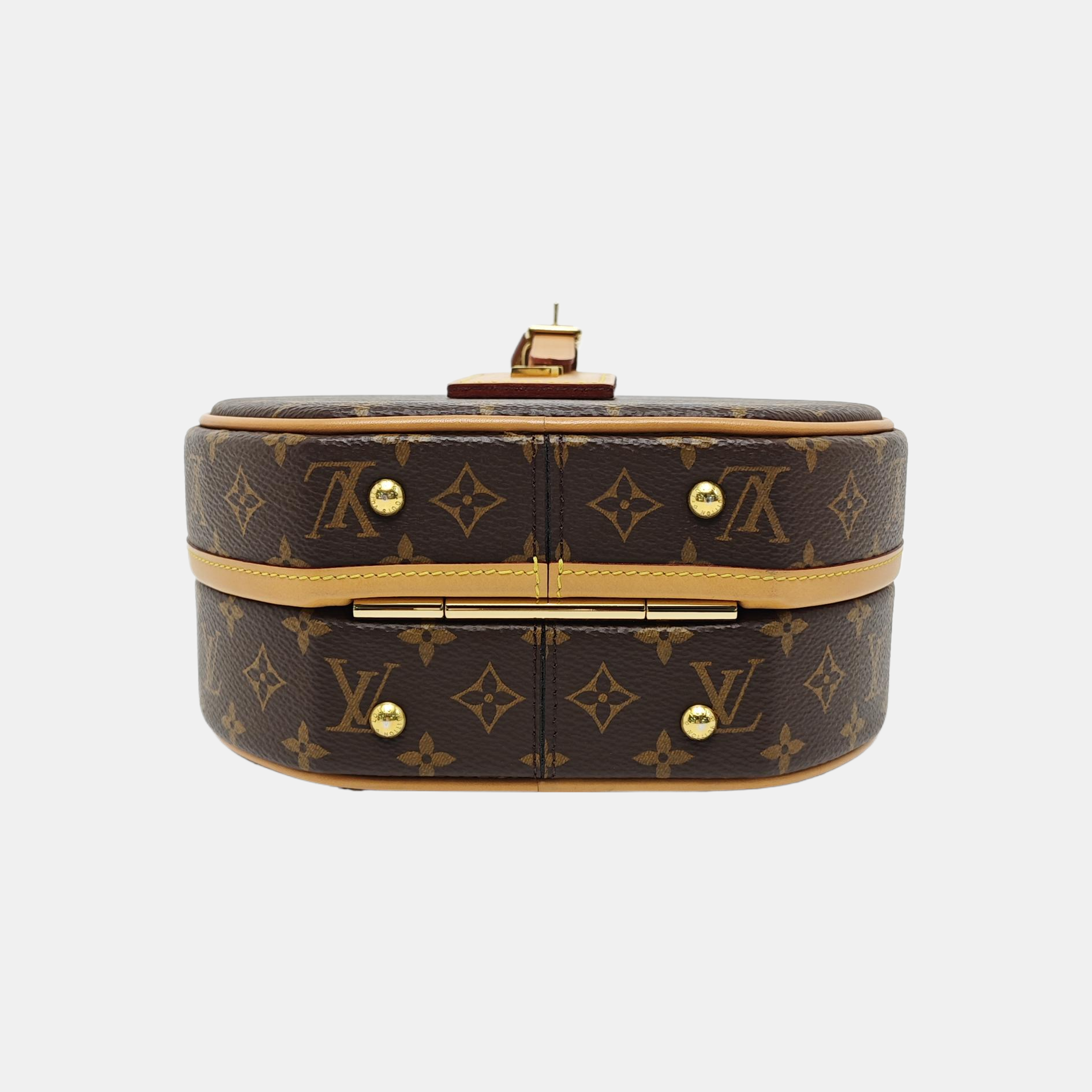 BOITE CHAPEAU PM Monogram Coated Canvas Brown