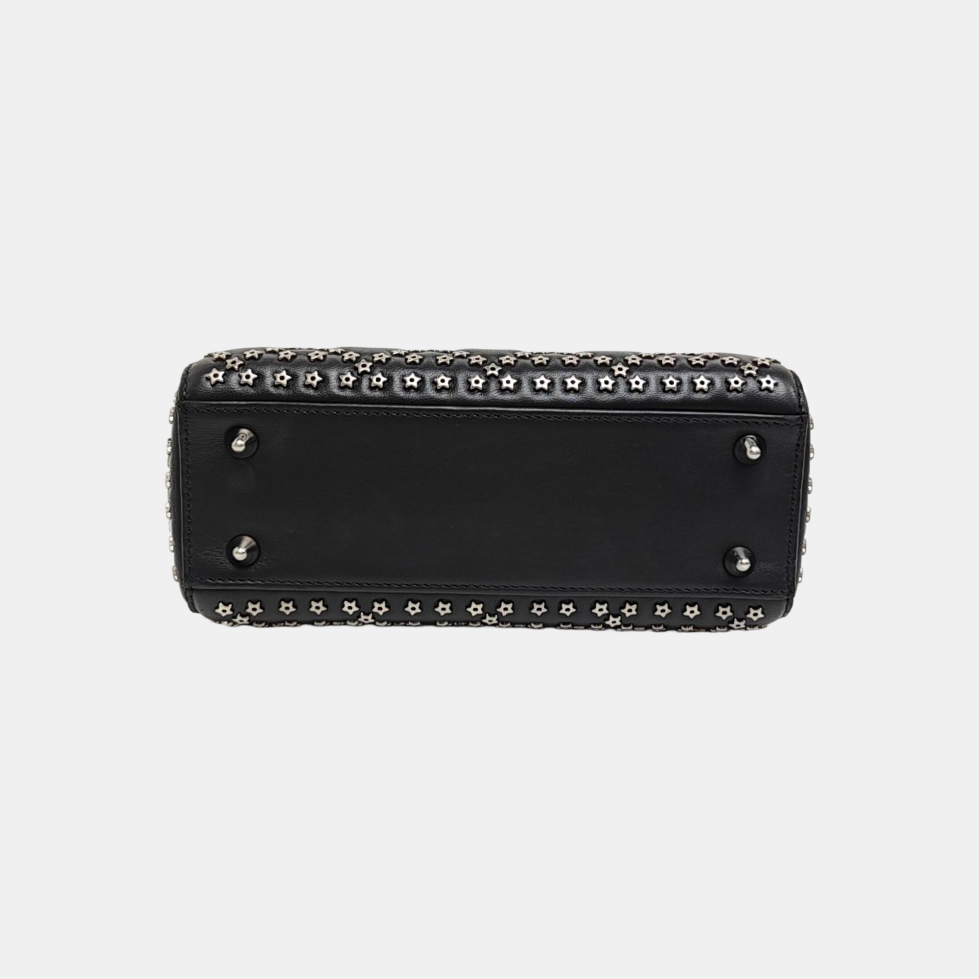 Lady Dior Small Cannage Lambskin Black