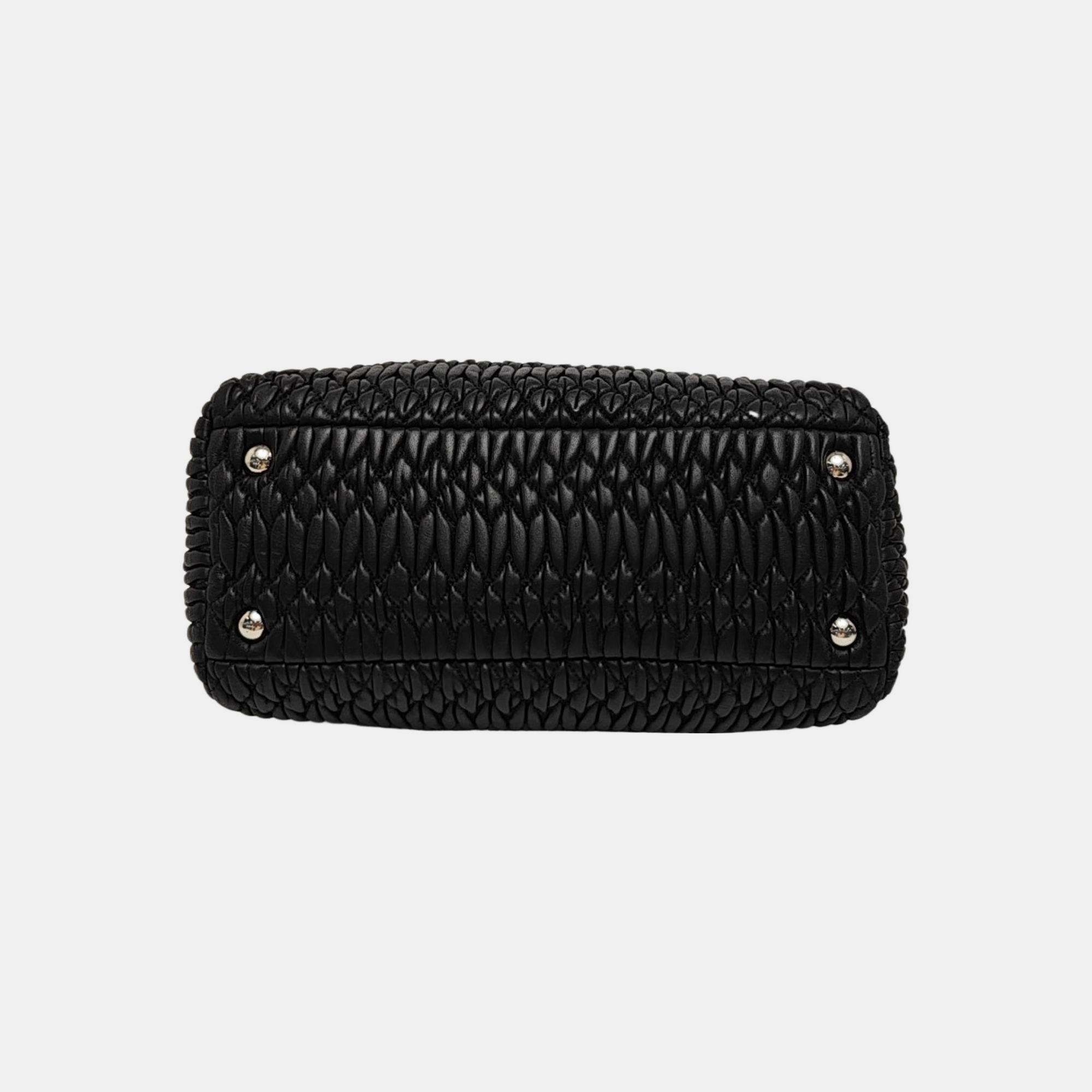 Lambskin Shoulder Bag Black