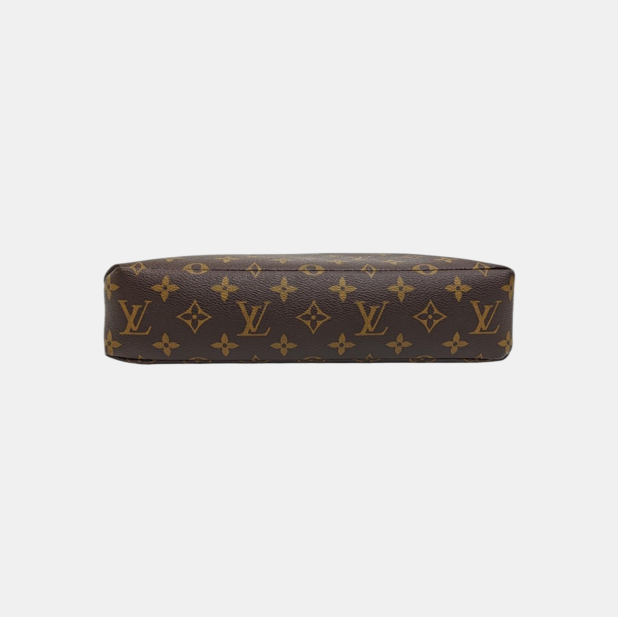 DAILY Monogram Coated Canvas Brown