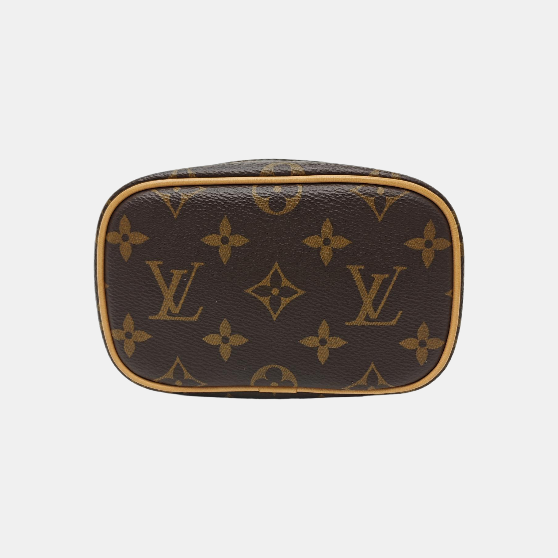 NICE Super Mini Monogram Coated Canvas Brown
