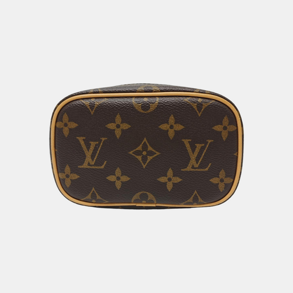 NICE Super Mini Monogram Coated Canvas Brown