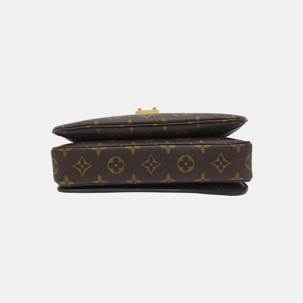 MÉTIS MM Monogram Coated Canvas Brown