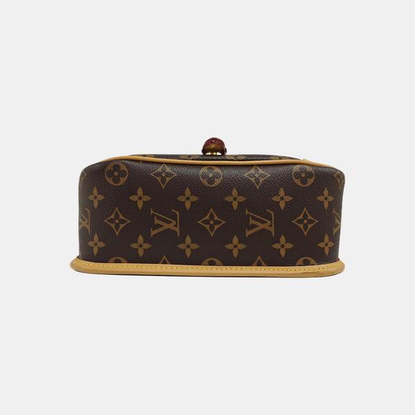 DIANE Monogram Coated Canvas Brown