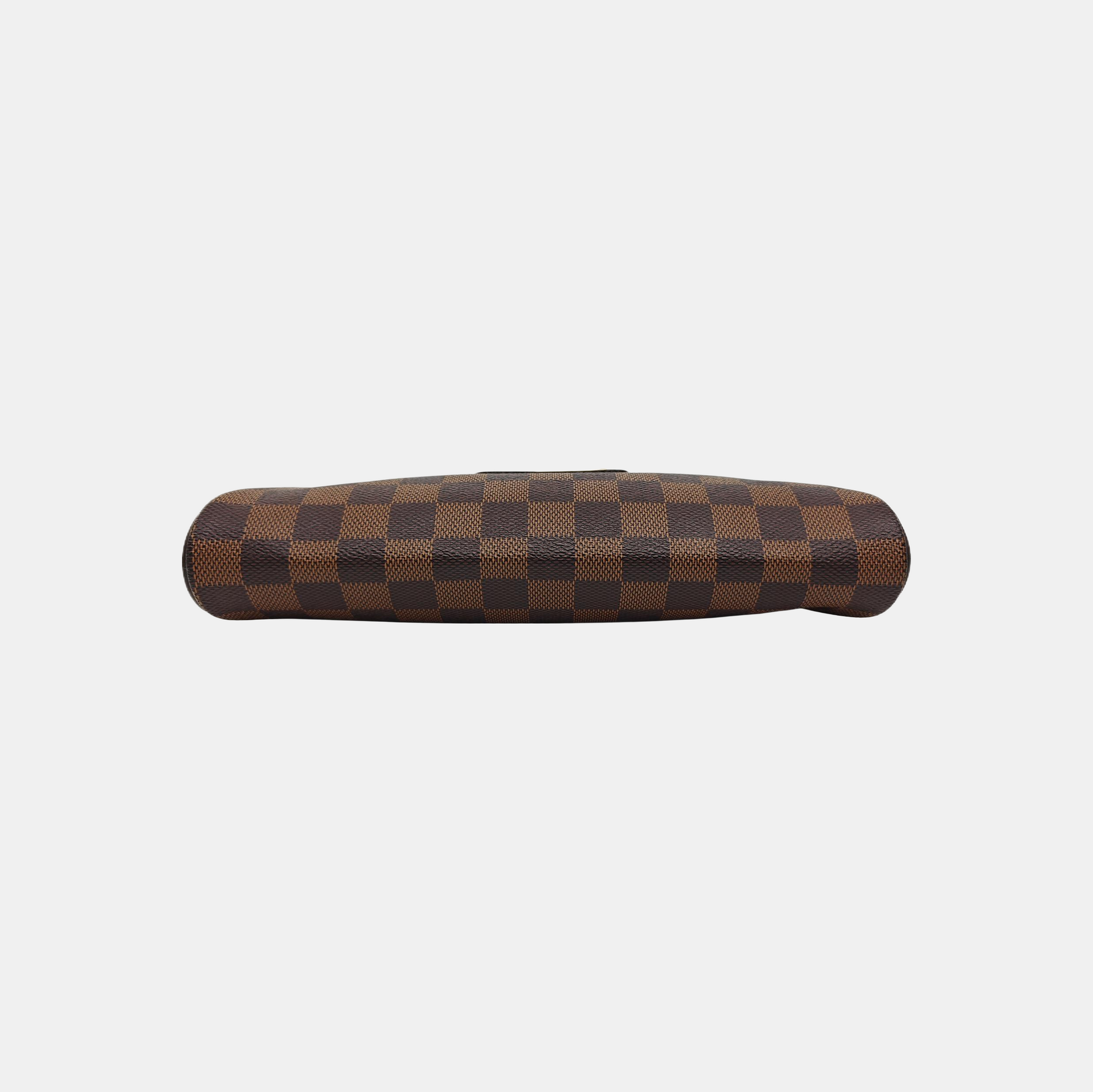 EVA Damier Ebene Coated Canvas Brown