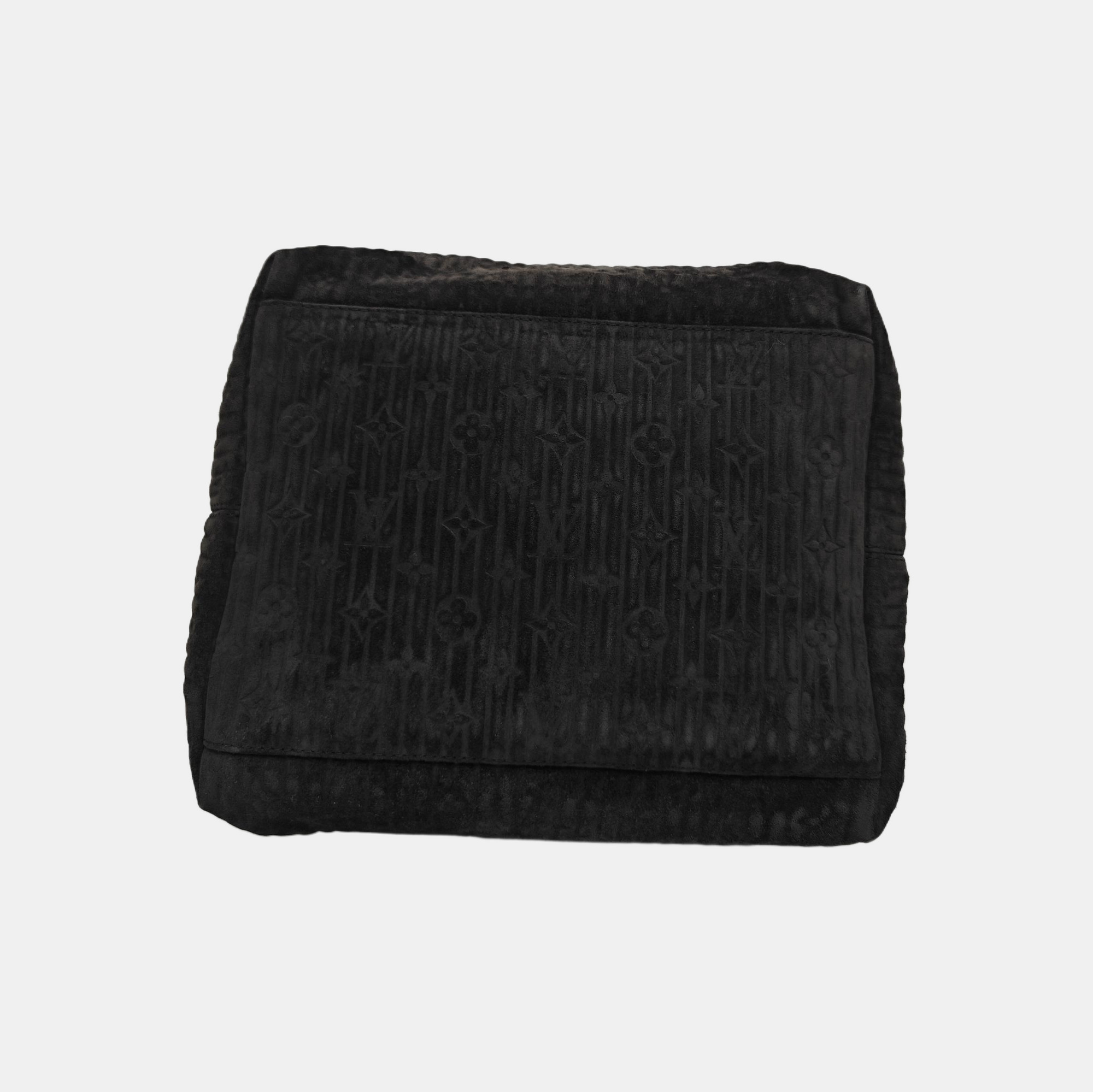 WHISPER GM Monogram Suede Black