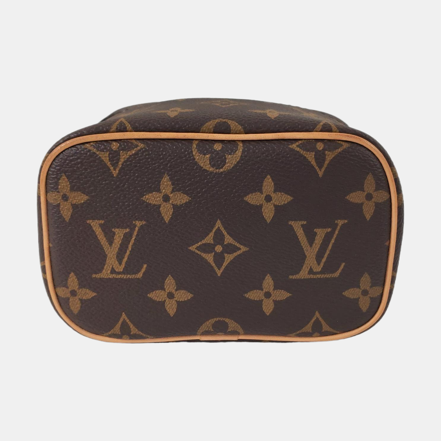 NICE Super Mini Monogram Coated Canvas Brown