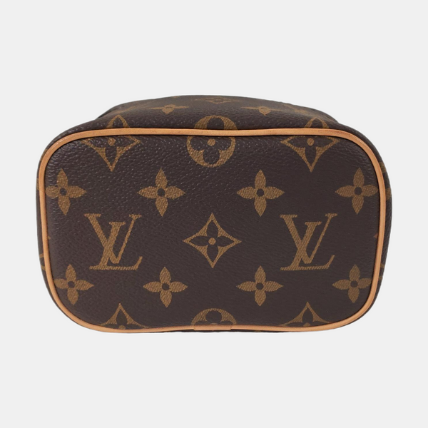 NICE Super Mini Monogram Coated Canvas Brown