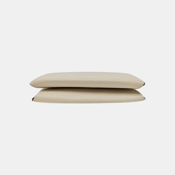 Calvi Epsom White Card Holder