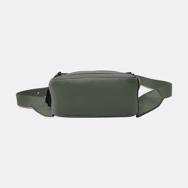 Authenticated pre-owned  Puzzle Mini Calfskin Green - Belt Bag at Looply