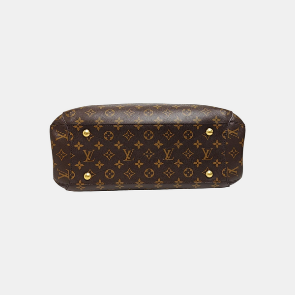 MONTAIGNE GM Monogram Coated Canvas Brown