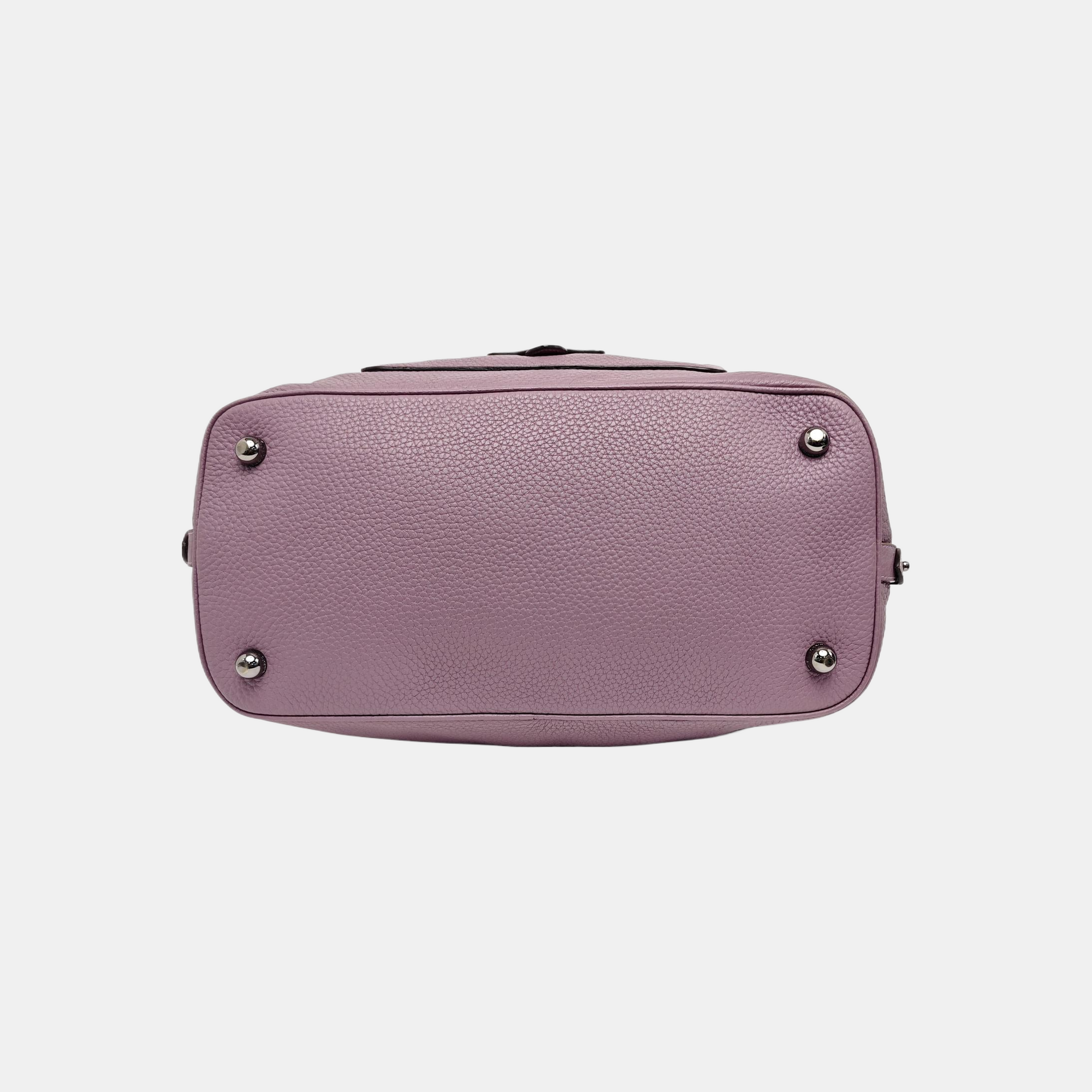 Calfskin Shoulder Bag Purple