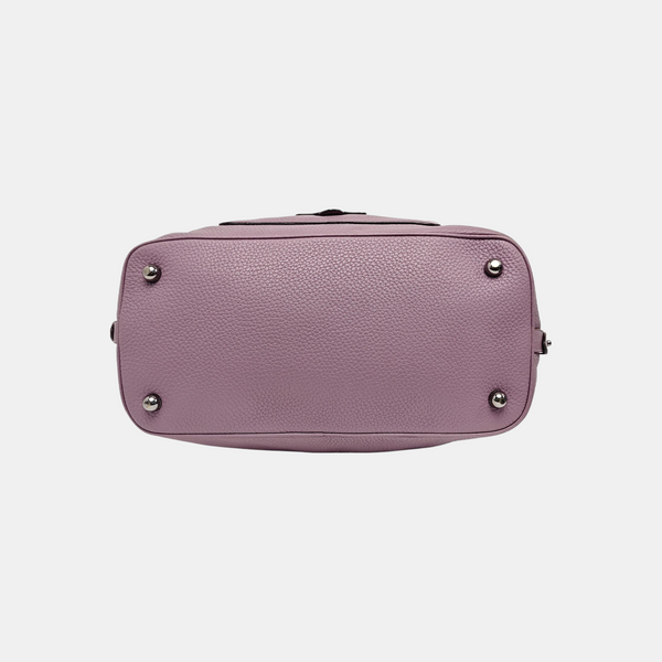 Calfskin Shoulder Bag Purple