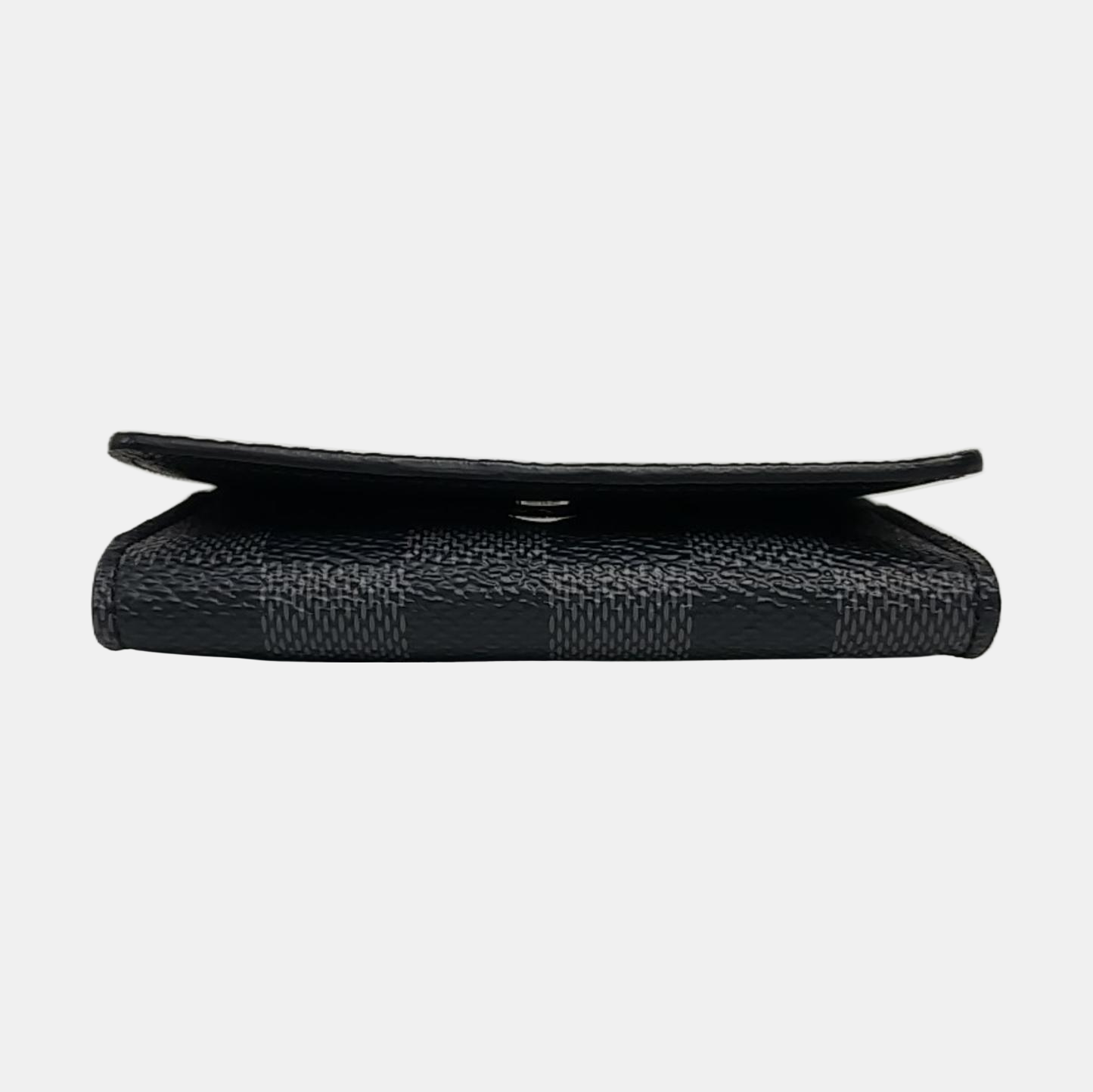 ENVELOPPE Damier Graphite Coated Canvas Gray Card Holder