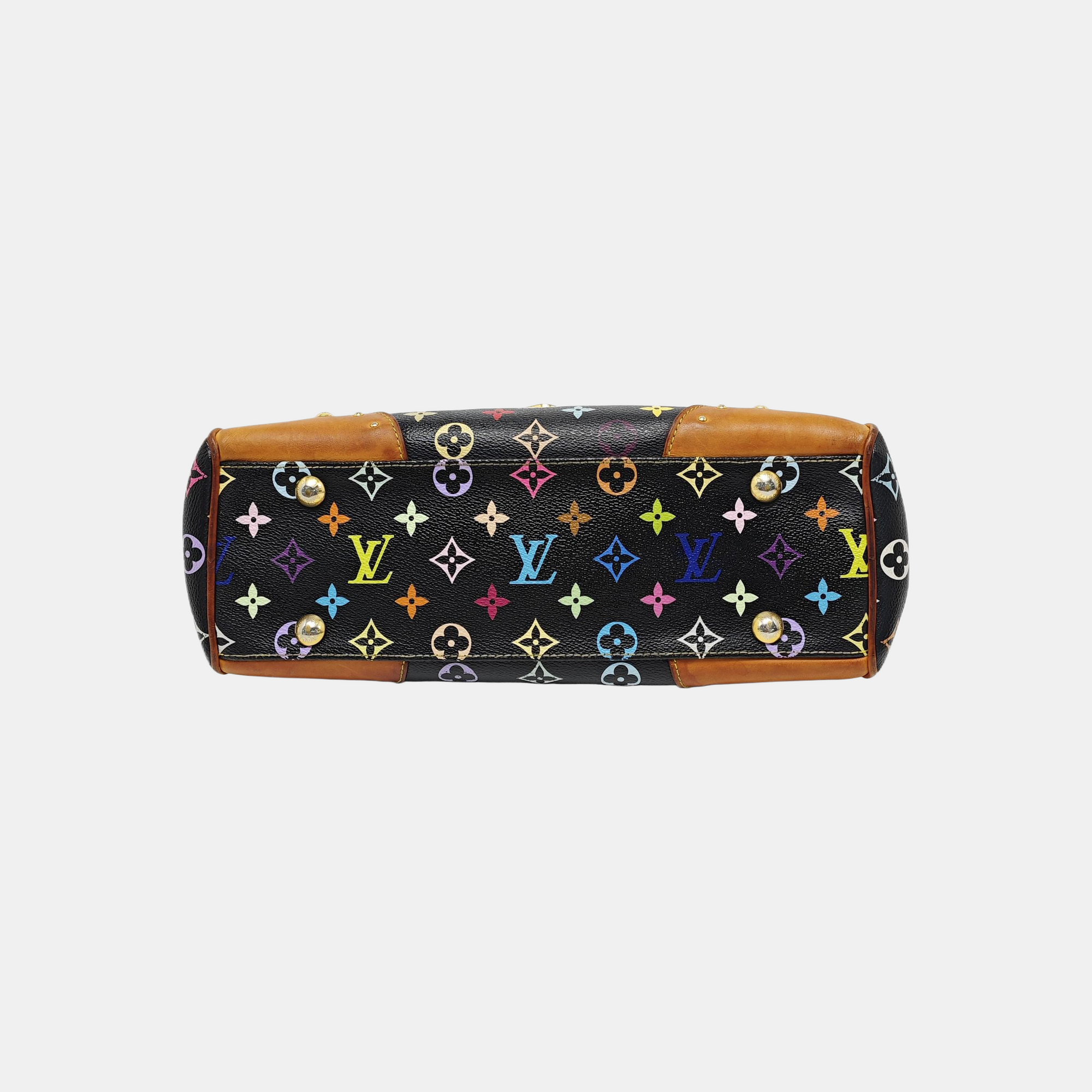 LV × TM BEVERLY MM Monogram Coated Canvas Black