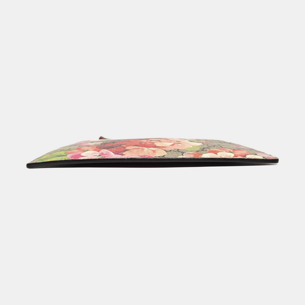 GG Blooms Monogram Coated Canvas Beige