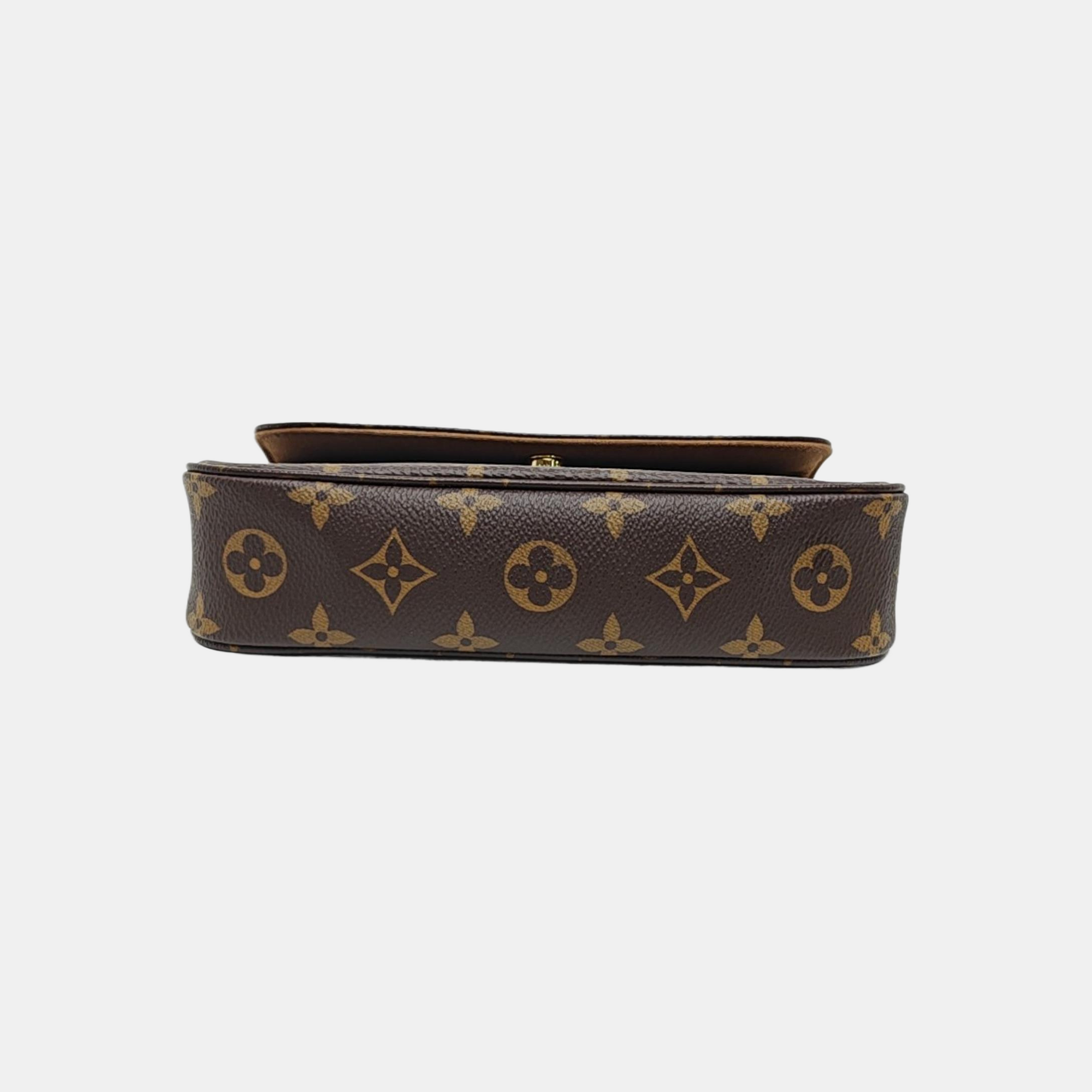 IVY Monogram Coated Canvas Brown