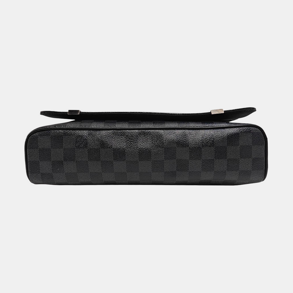 DISTRICT MM Damier Graphite Coated Canvas Gray