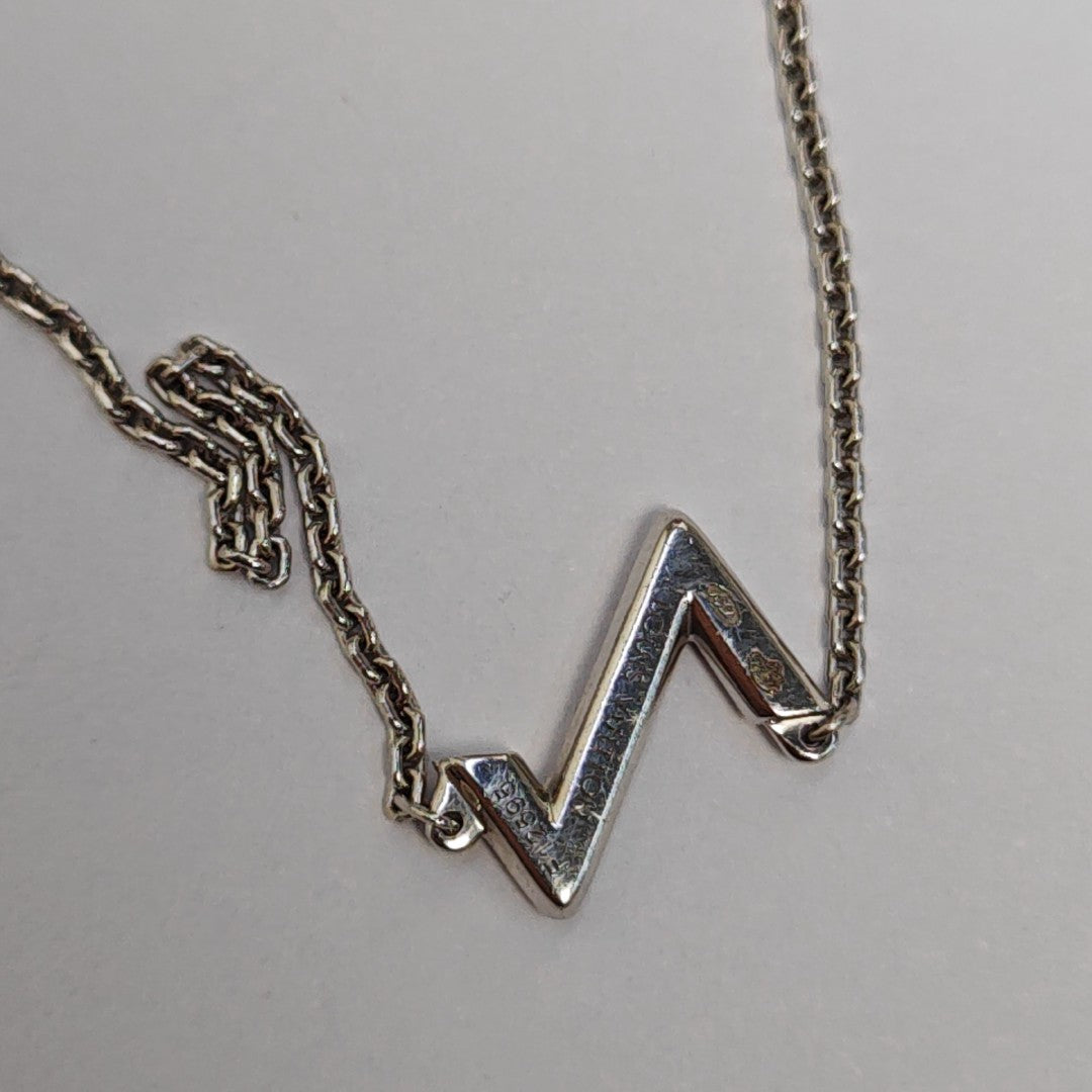 LV VOLT 18k Gold Silver Necklace