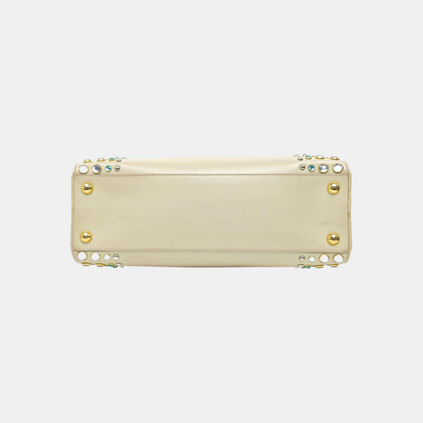 Pyramid Saffiano Calfskin Yellow