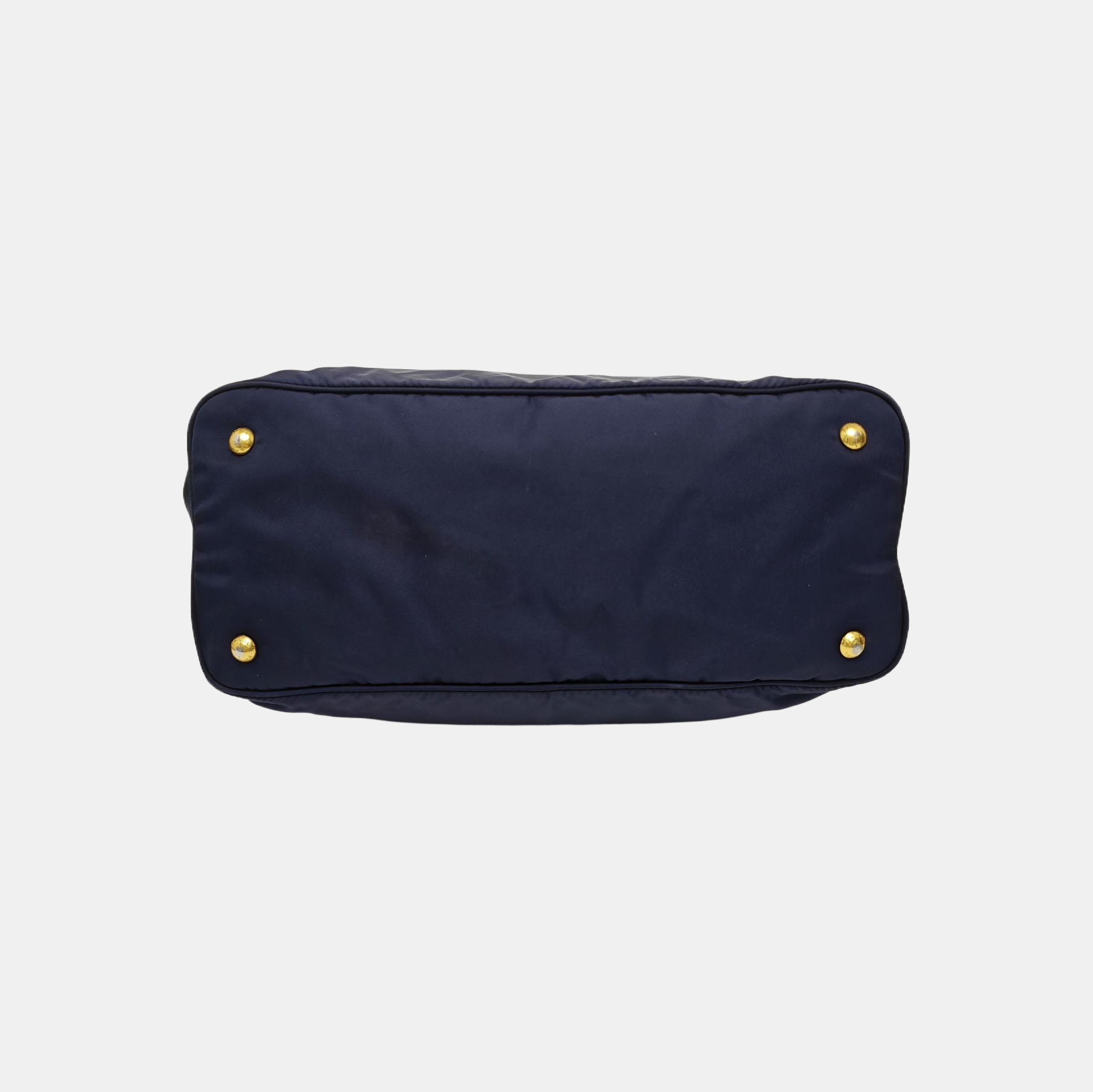 Gaufre Nylon Blue