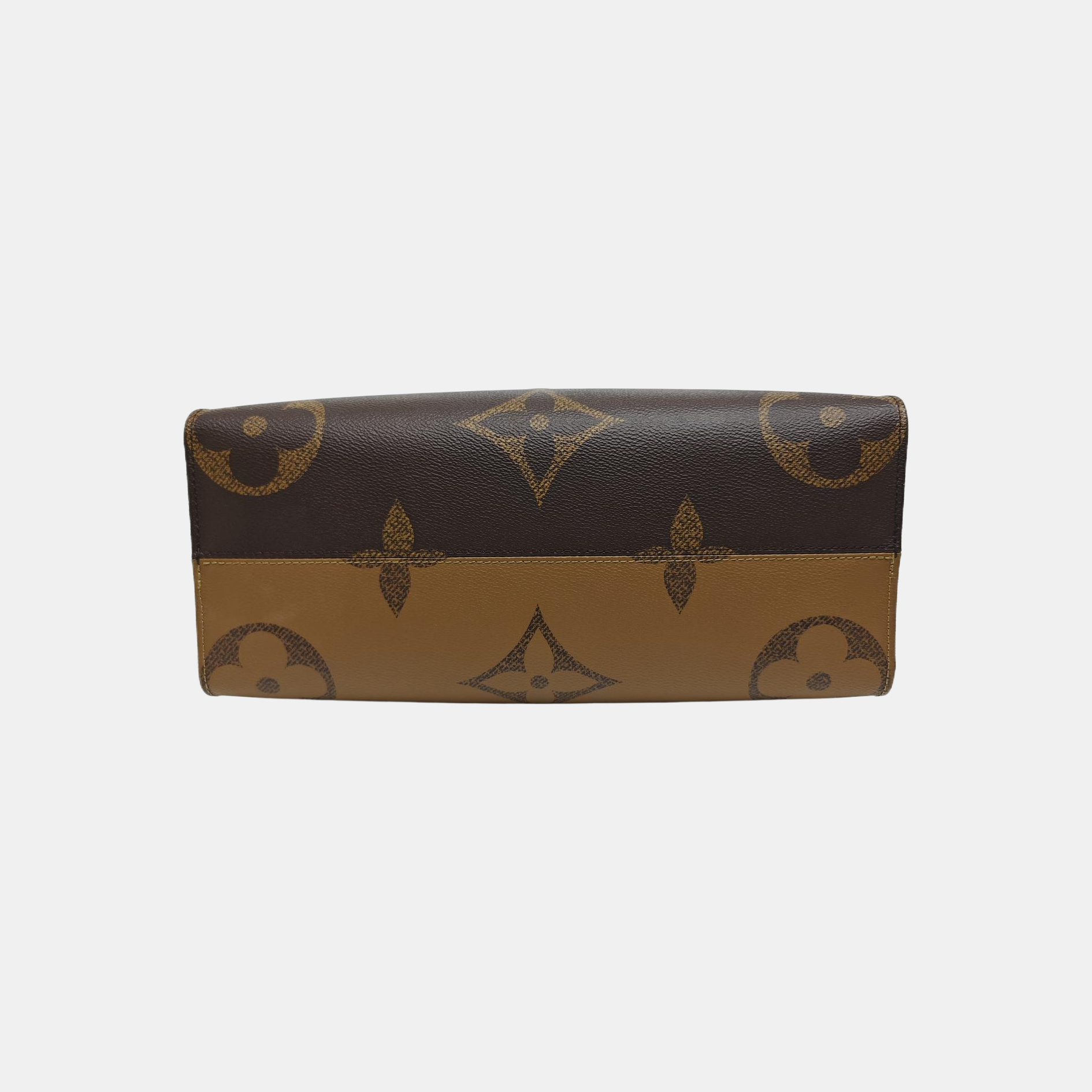 ONTHEGO MM Monogram Coated Canvas Brown