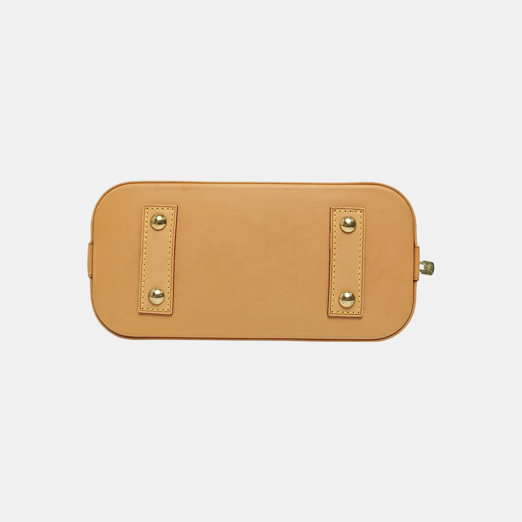 ALMA BB Monogram Coated Canvas Brown