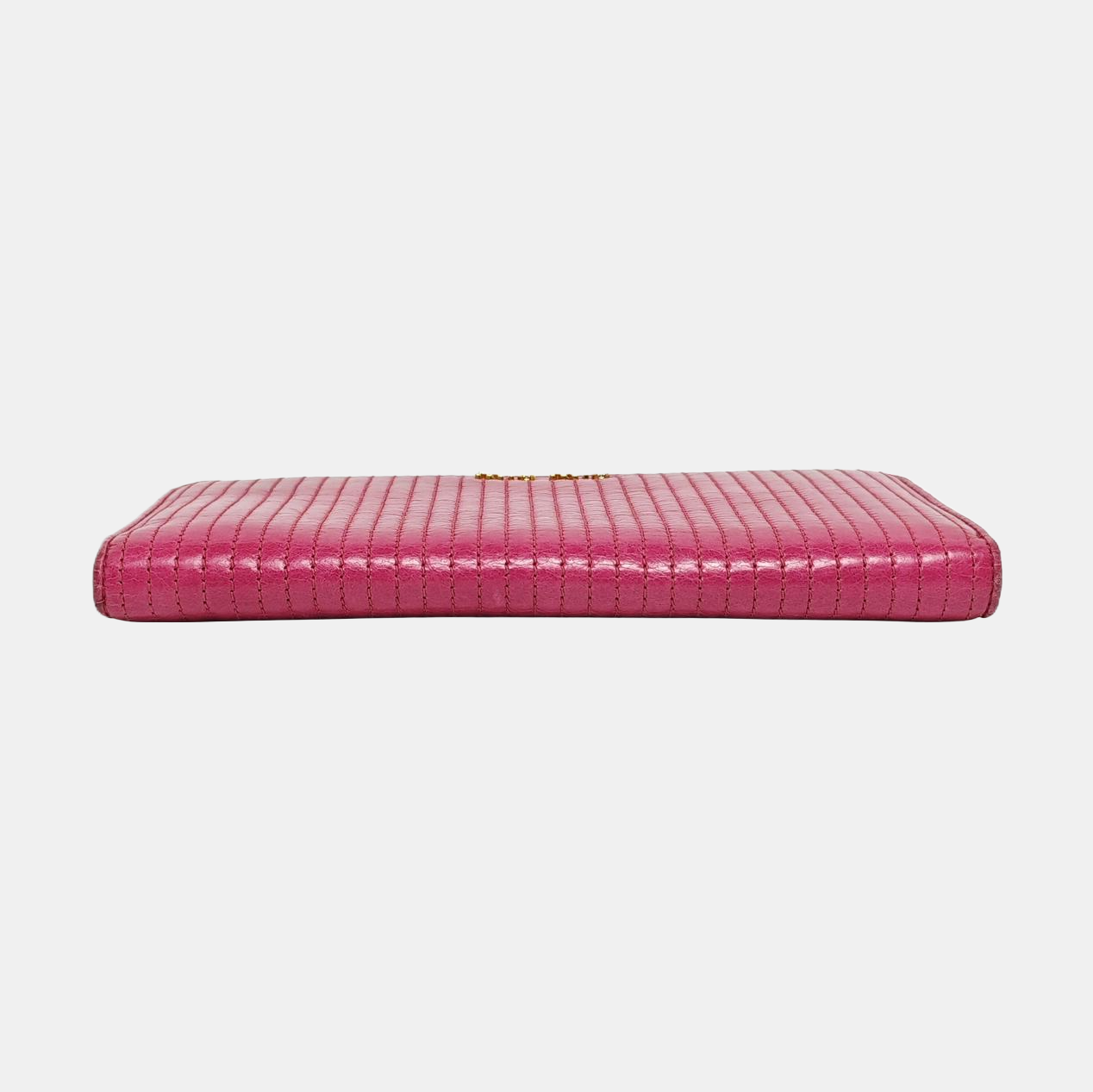 Miu Délice Quilted Lambskin Red Wallet