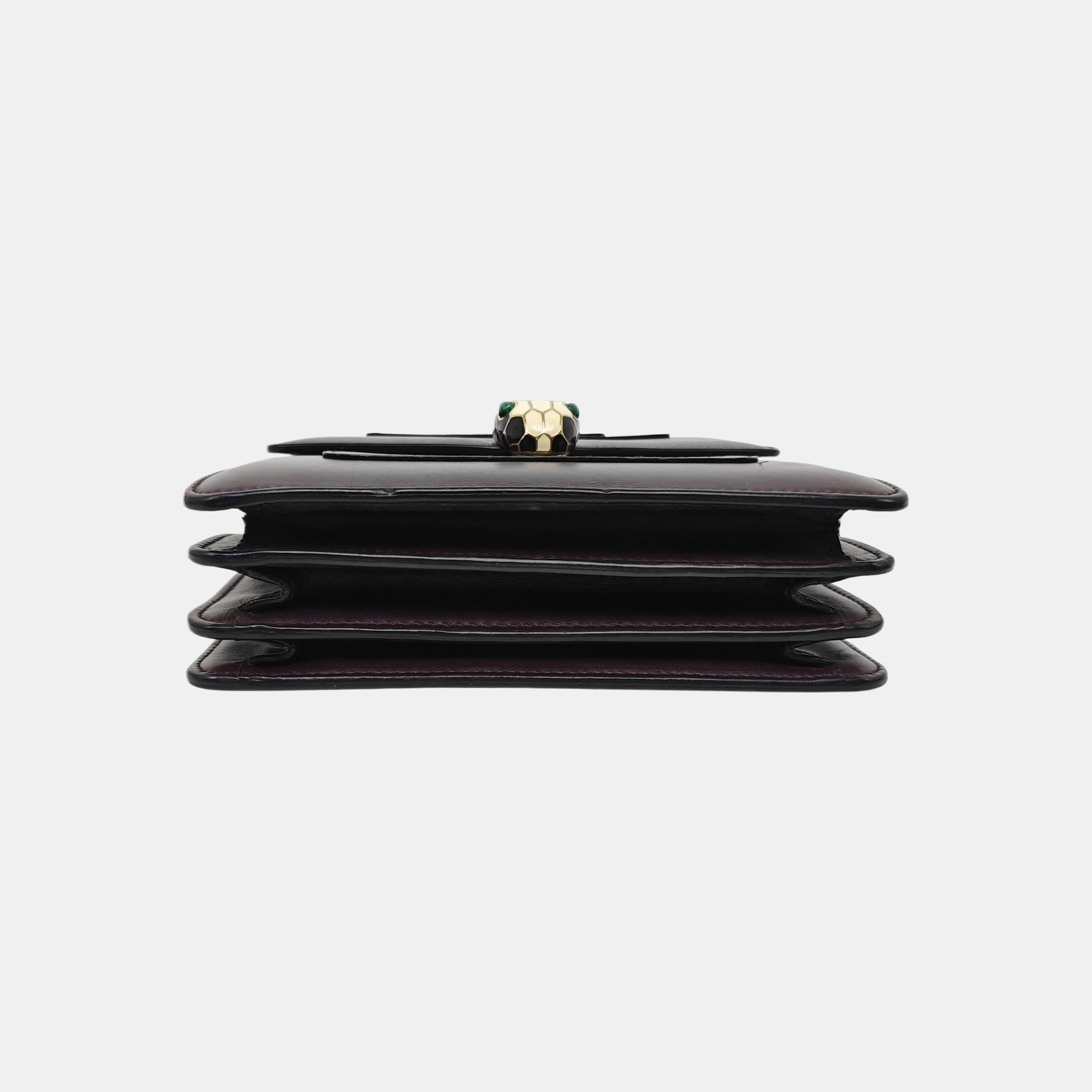 SERPENTI FOREVER Small Calfskin Red