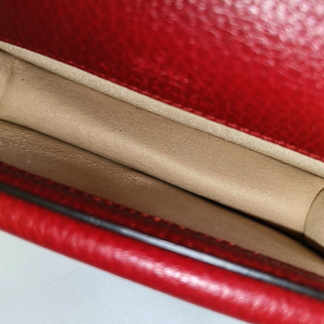 Authenticated pre-owned  Dionysus Super Mini Calfskin Red - Crossbody Bag at Looply