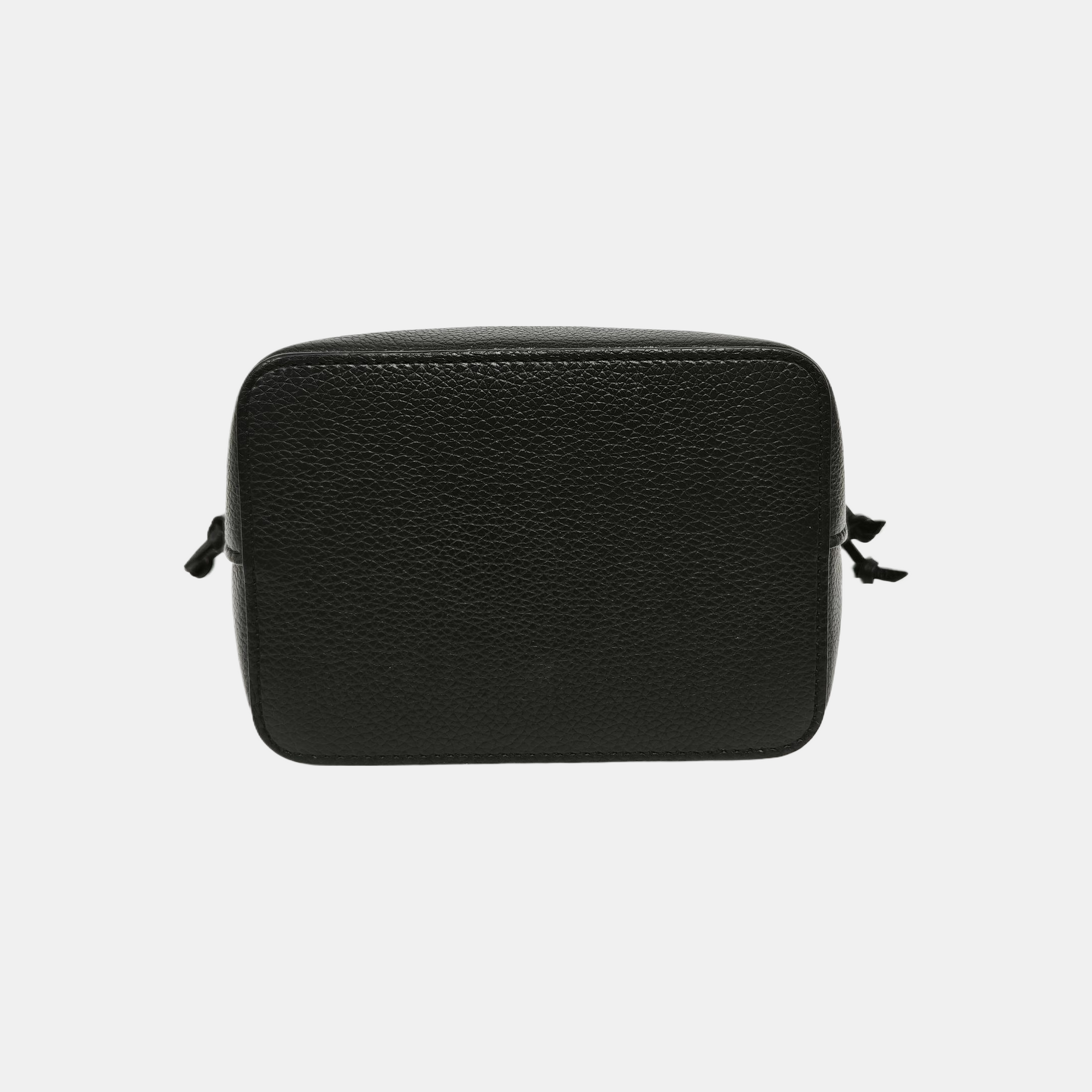 Authenticated pre-owned  LOCKME Nano Calfskin Black - Bucket Bag at Looply