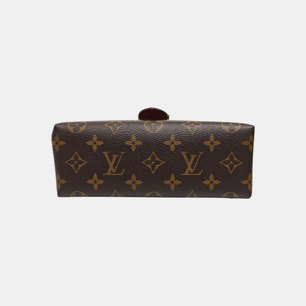 LOCKY BB Monogram Coated Canvas Red