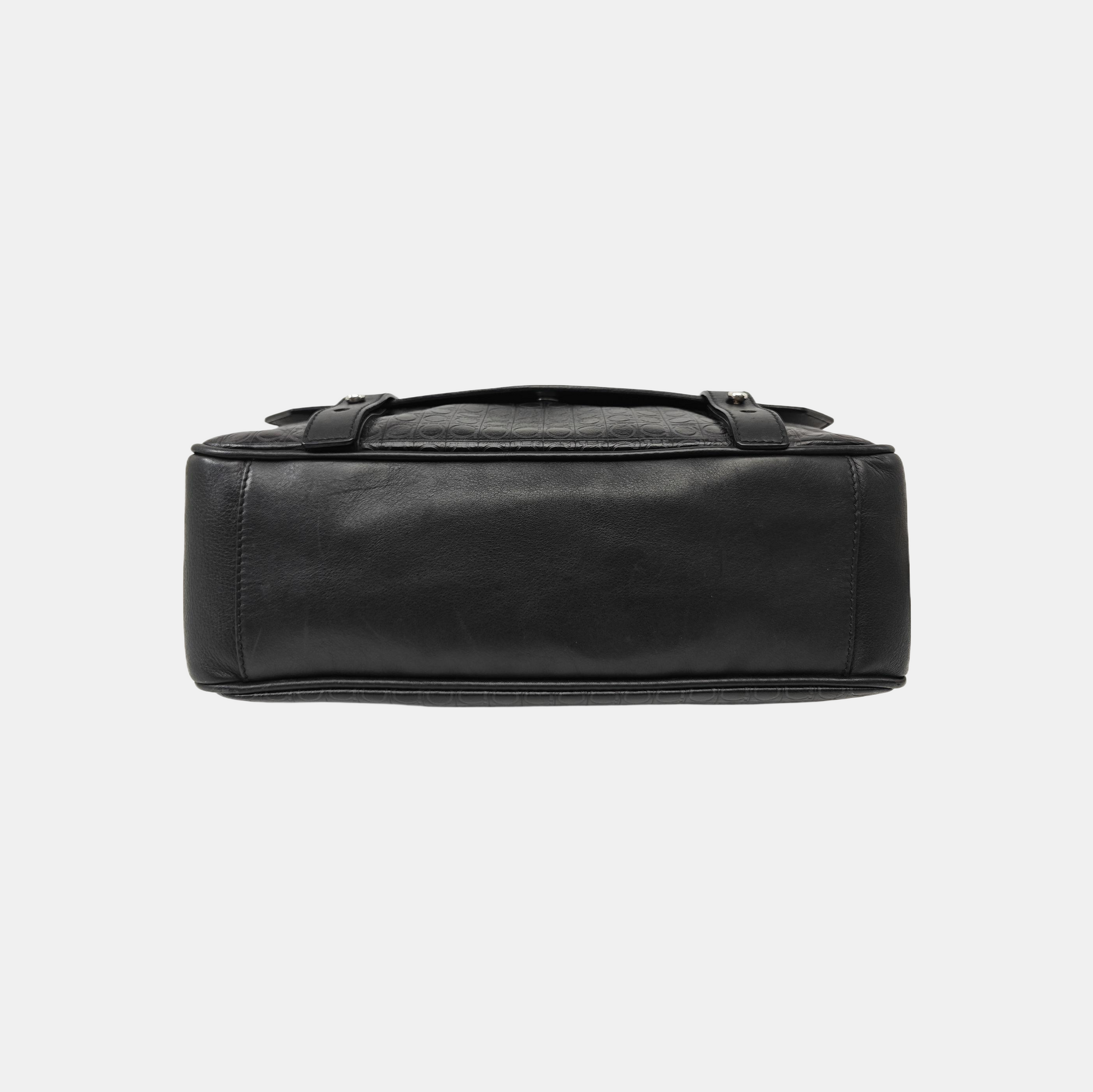 Calfskin Shoulder Bag Black
