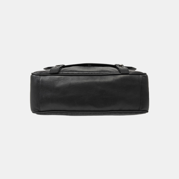 Calfskin Shoulder Bag Black
